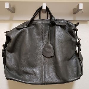 SOLD-Dark Moss leather Satchel